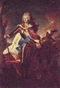 Hyacinthe Rigaud Portrait of Friedrich August II of Saxony oil on canvas